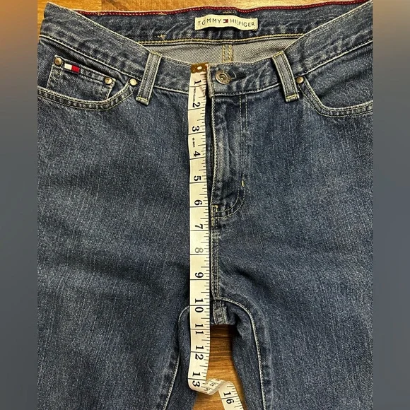 WOMENS VINTAGE HGH RISE TOMMY HILFIGER BOOTCUT JEANS - Picture 9 of 13